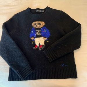 Polo bear, Ralph Lauren 100% lambs wool sweater